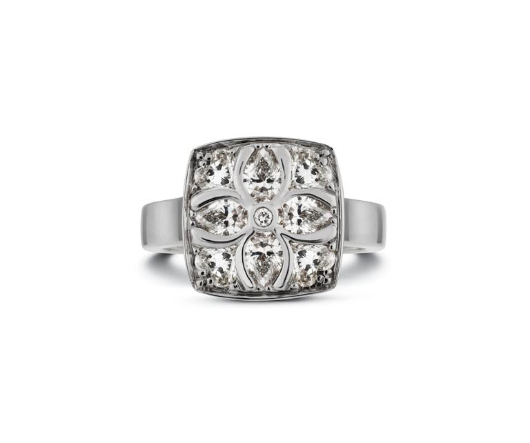  White Gold with 4 Pear Shape Diamond Ring Perth jewellery stores perth perth jewellery stores australian jewellery designers online jewellery shop perth jewellery shop jewellery shops perth perth jewellers jewellery perth jewellers in perth diamond jewellers perth bridal jewellery australia pearl jewellery australian pearls diamonds and pearls perth engagement rings for women custom engagement rings perth custom made engagement rings perth diamond engagement rings