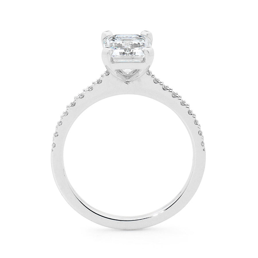 Emerald cut diamond ring online jewellery shop perth jewellery stores jewellery stores perth australian jewellery designers bridal jewellery australia diamonds perth diamond rings perth designer engagement rings engagement rings perth diamond engagement rings