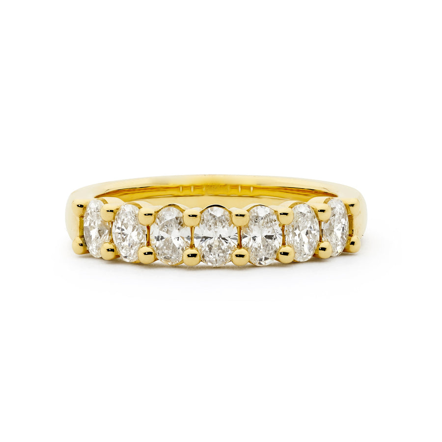 'Contessa' Oval Cut Diamond Band