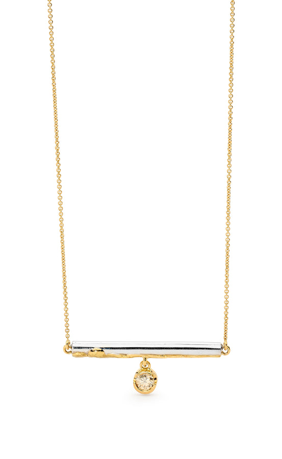 Freeform Diamond Bar Necklace online jewellery shop perth jewellery stores jewellery stores perth australian jewellery designers bridal jewellery australia