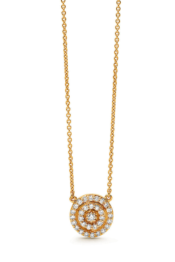 Double Halo Diamond Necklace perth jewellery stores jewellery stores perth australian jewellery designers bridal jewellery australia diamonds perth