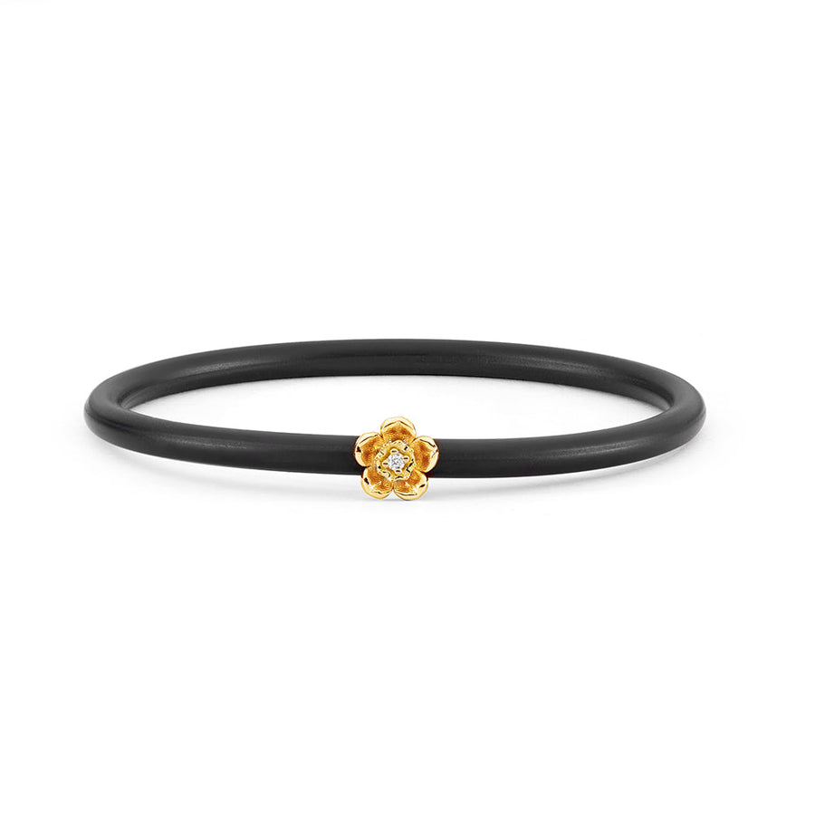 'Geraldton Wax' Diamond Neoprene Bangle