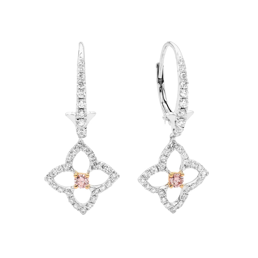 Rose Gold Pink and White Diamond Earrings jewellery stores perth perth jewellery stores australian jewellery designers online jewellery shop perth jewellery shop jewellery shops perth perth jewellers jewellery perth jewellers in perth diamond jewellers perth bridal jewellery australia pearl jewellery australian pearls diamonds and pearls perth