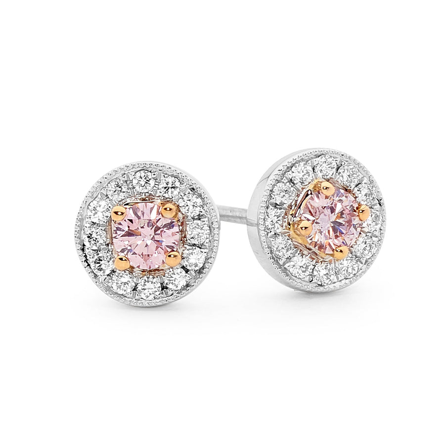 Pink Diamond Halo Earrings jewellery stores perth perth jewellery stores australian jewellery designers online jewellery shop perth jewellery shop jewellery shops perth perth jewellers jewellery perth jewellers in perth diamond jewellers perth bridal jewellery australia pearl jewellery australian pearls diamonds and pearls perth