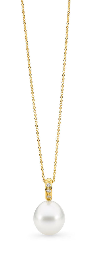 Oval Shaped Australian Pearl Pendant pearl jewellery online jewellery shop buy jewellery online jewellers in perth perth jewellery stores wedding jewellery australia