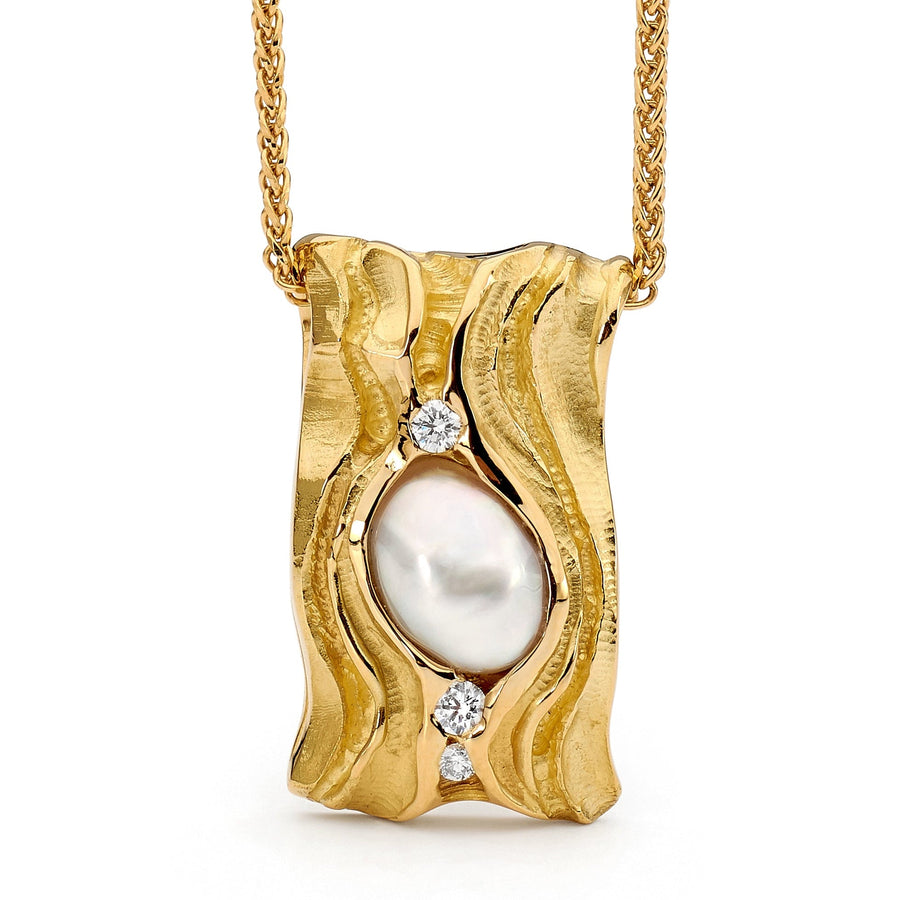 Opal Organic Pendant