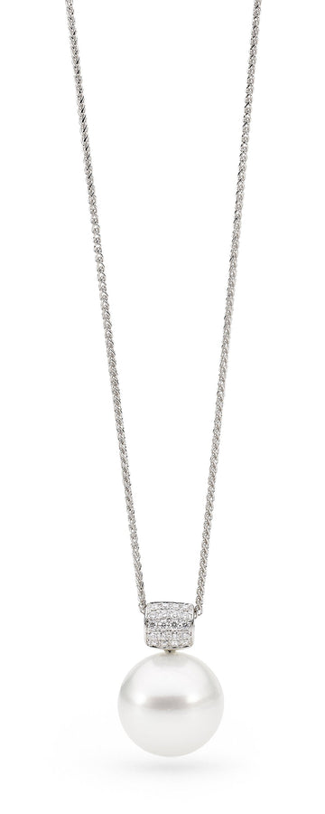 Pearl and Pave Set Diamond Pendant jewellery stores perth perth jewellery stores australian jewellery designers online jewellery shop perth jewellery shop jewellery shops perth perth jewellers jewellery perth jewellers in perth diamond jewellers perth bridal jewellery australia pearl jewellery australian pearls diamonds and pearls perth