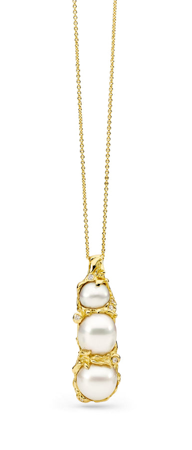 Triplet Pearl Pendant