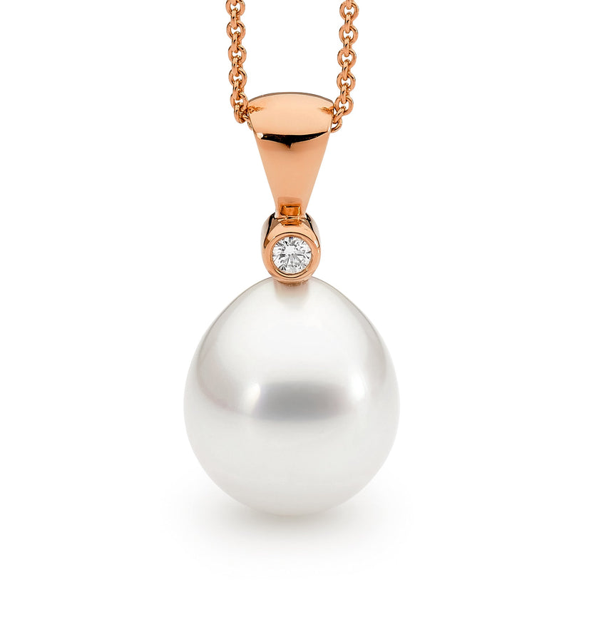 18ct Rose Gold South Sea Pearl & Diamond Pendant Rose White Gold Pendant Perth jewellery stores perth perth jewellery stores australian jewellery designers online jewellery shop perth jewellery shop jewellery shops perth perth jewellers jewellery perth jewellers in perth diamond jewellers perth bridal jewellery australia pearl jewellery australian pearls diamonds and pearls perth