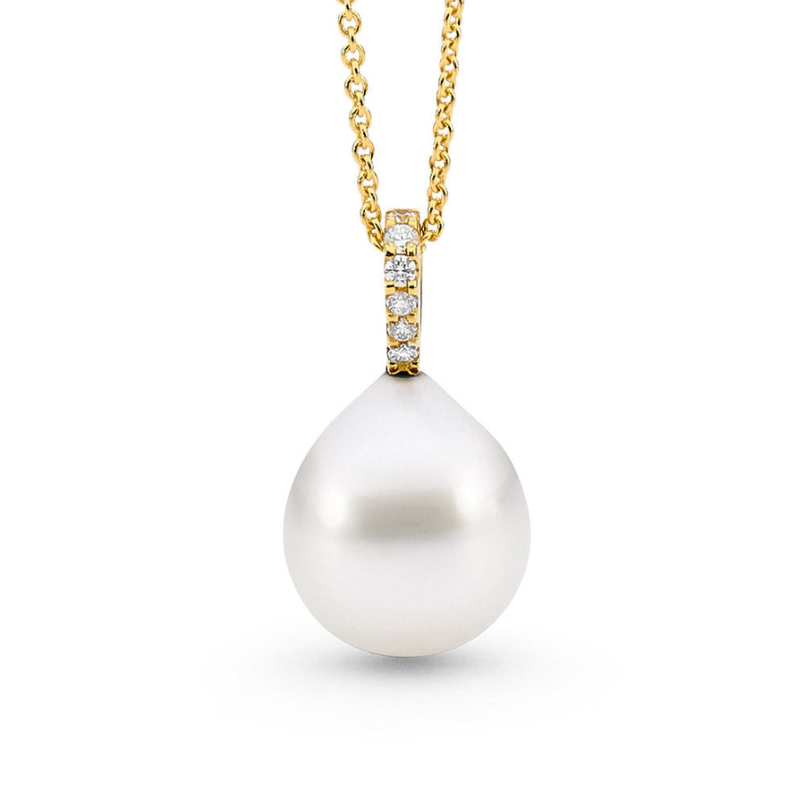 Claw Set Pearl and Diamond Pearl Pendant online jewellery shop perth jewellery stores australian jewellery designers online jewellery shop perth jewellery shop jewellery shops perth perth jewellers jewellery perth jewellers in perth diamond jewellers perth bridal jewellery australia pearl jewellery