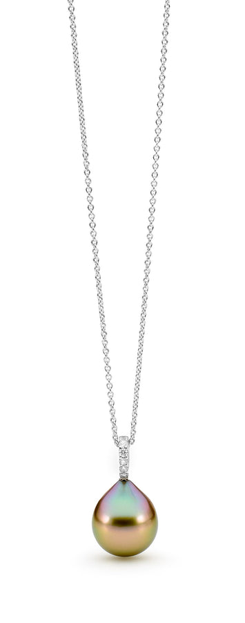 Claw Set Pearl and Diamond Pearl Pendant australian jewellery designers online jewellery shop perth jewellery shop jewellery shops perth perth jewellers jewellery perth jewellers in perth diamond jewellers perth bridal jewellery australia pearl jewellery