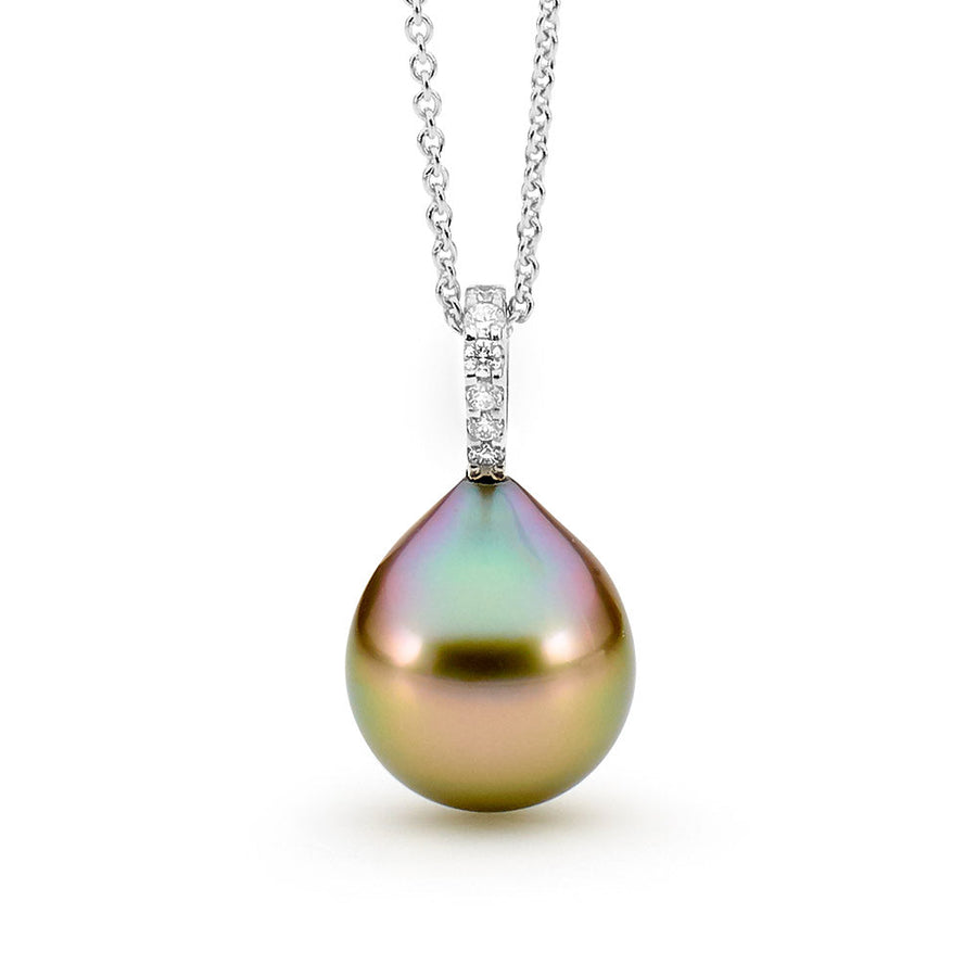 Claw Set Pearl and Diamond Pearl Pendant australian jewellery designers online jewellery shop perth jewellery shop jewellery shops perth perth jewellers jewellery perth jewellers in perth diamond jewellers perth bridal jewellery australia pearl jewellery