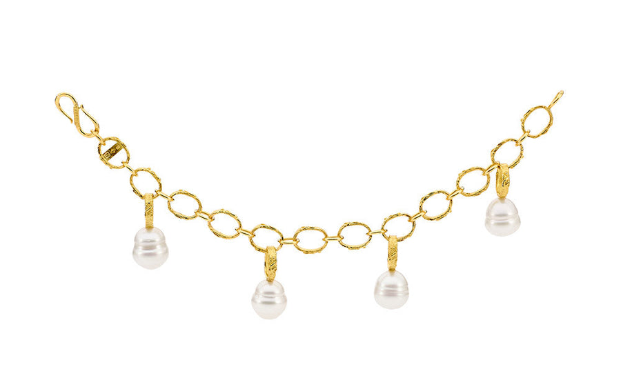 Hanging Pearl Bracelet online jewellery shop buy jewellery online jewellers in perth perth jewellery stores wedding jewellery australia gold jewellery perth