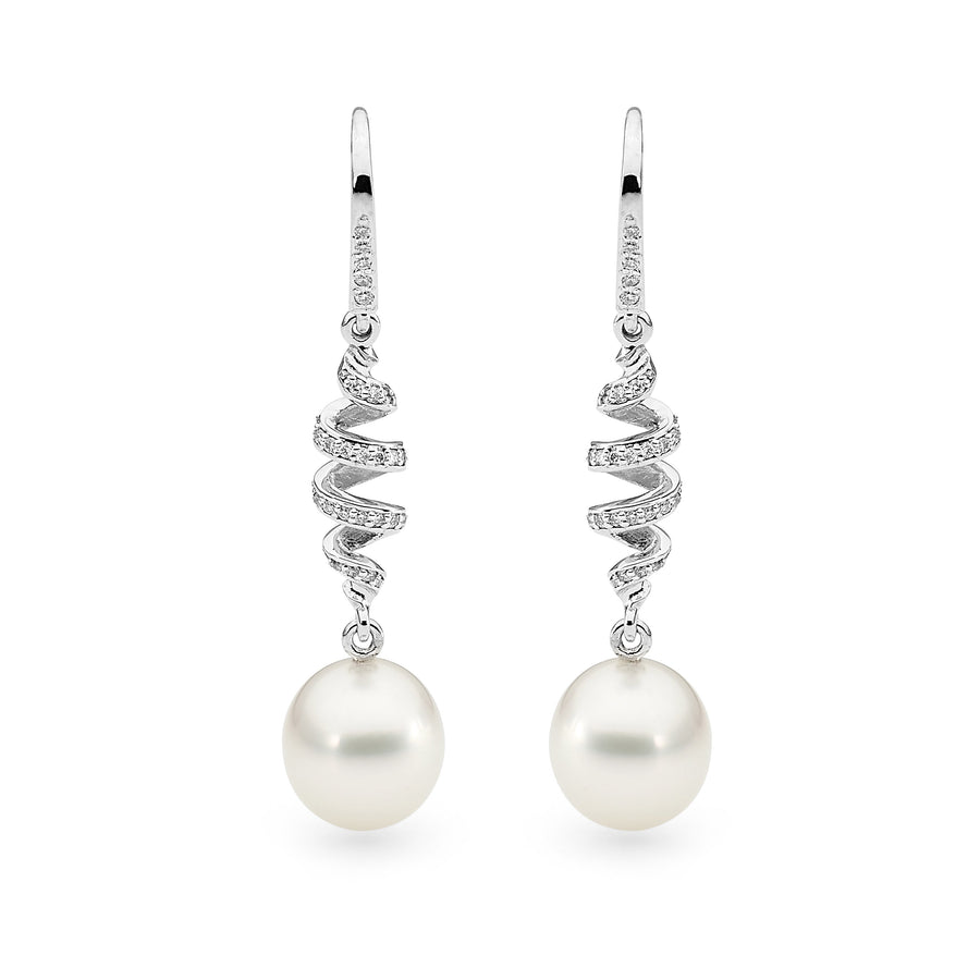 Diamond Spiral Earrings White Gold Diamond Earrings  jewellery stores perth perth jewellery stores australian jewellery designers online jewellery shop perth jewellery shop jewellery shops perth perth jewellers jewellery perth jewellers in perth diamond jewellers perth bridal jewellery australia pearl jewellery australian pearls