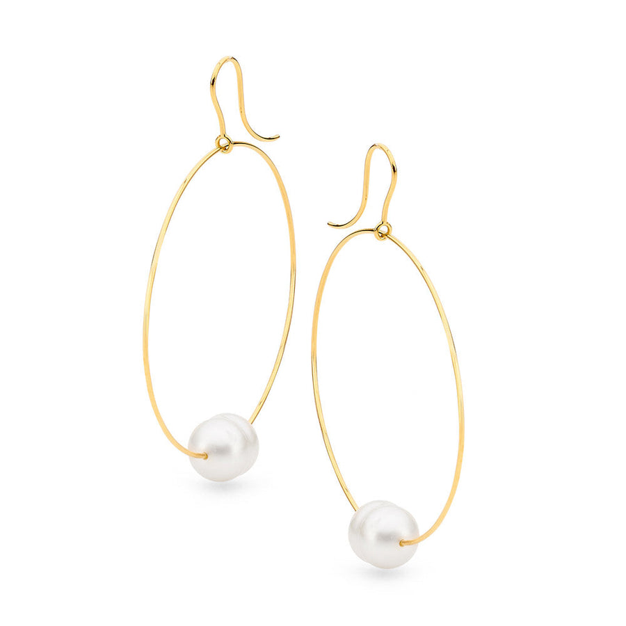 Australian South Sea Pearl Hoop Earrings Perth jewellery stores perth perth jewellery stores australian jewellery designers online jewellery shop perth jewellery shop jewellery shops perth perth jewellers jewellery perth jewellers in perth diamond jewellers perth bridal jewellery australia pearl jewellery
