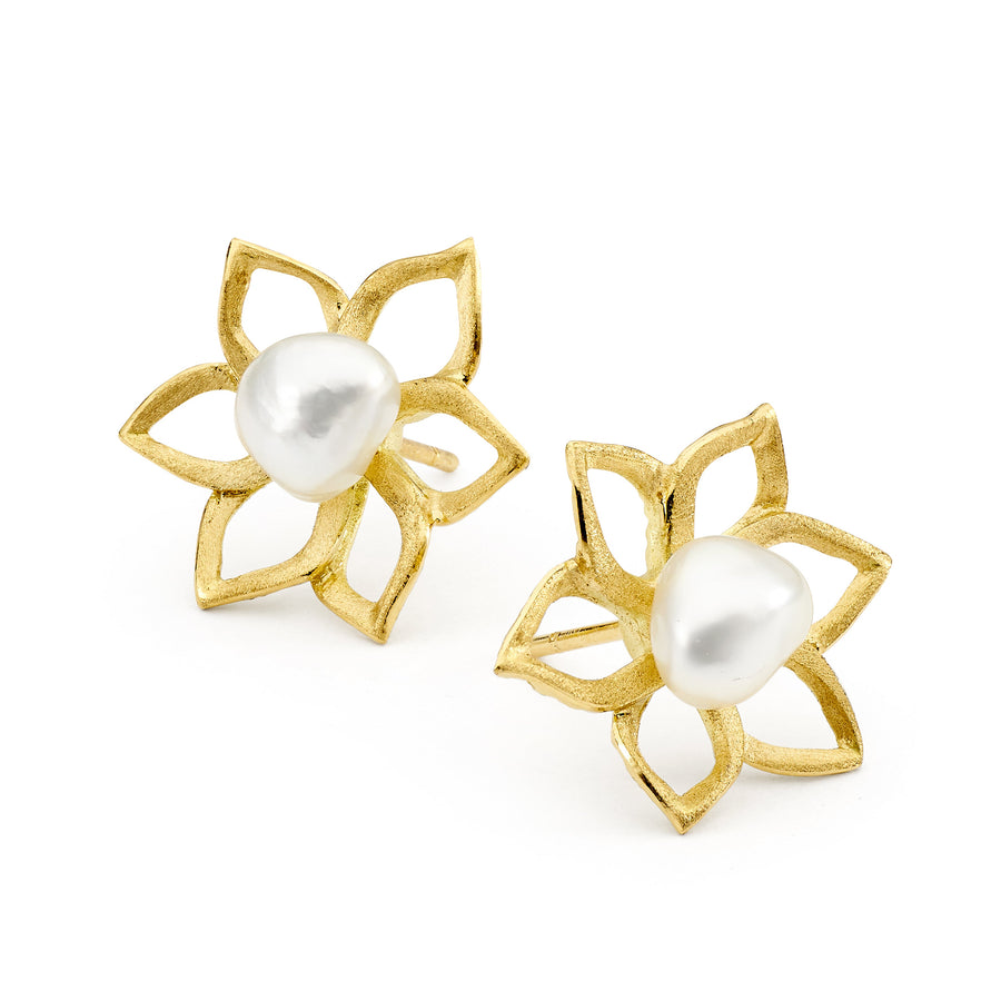 'Wildflower' South Sea Pearl Earrings