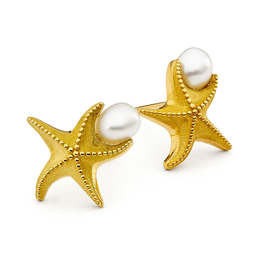 'Star of the Sea' Australian south sea pearl Earrings