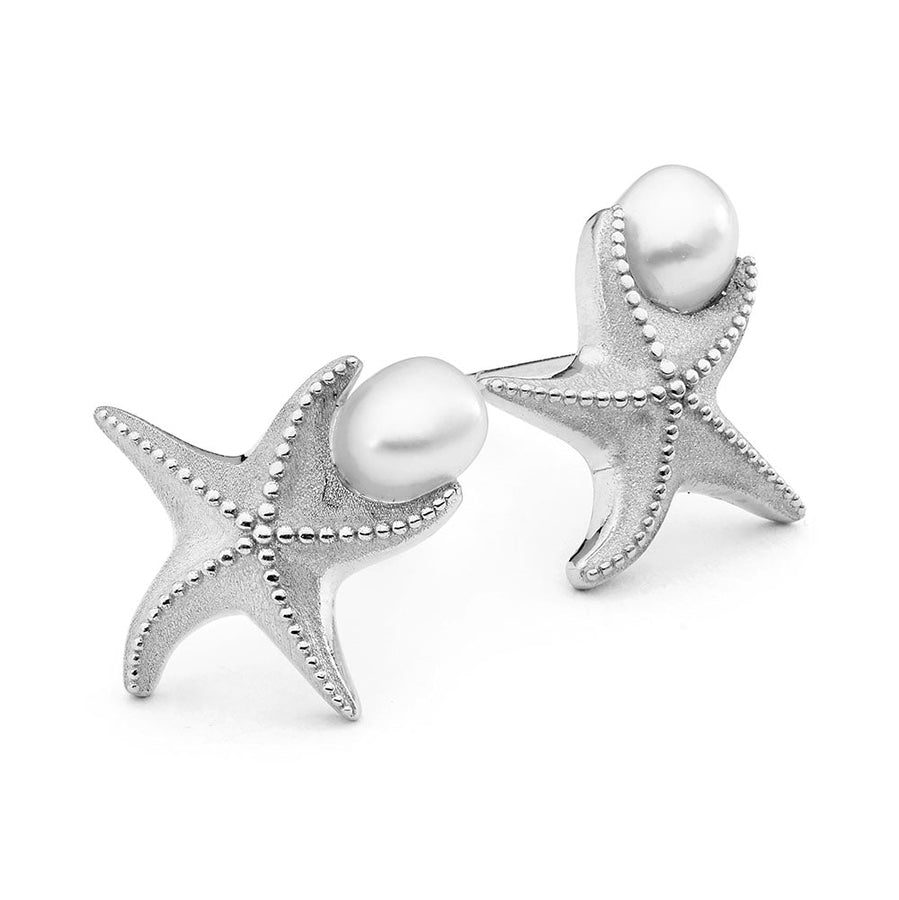 'Star of the Sea' Australian south sea pearl Earrings