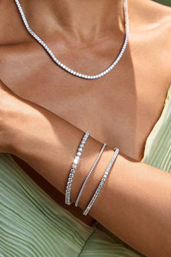 3.00ct Claw Set Diamond Tennis Bracelet