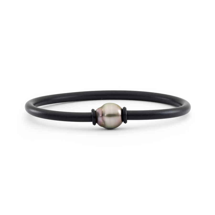 'Tundra' Tahitian Pearl Neoprene Bangle