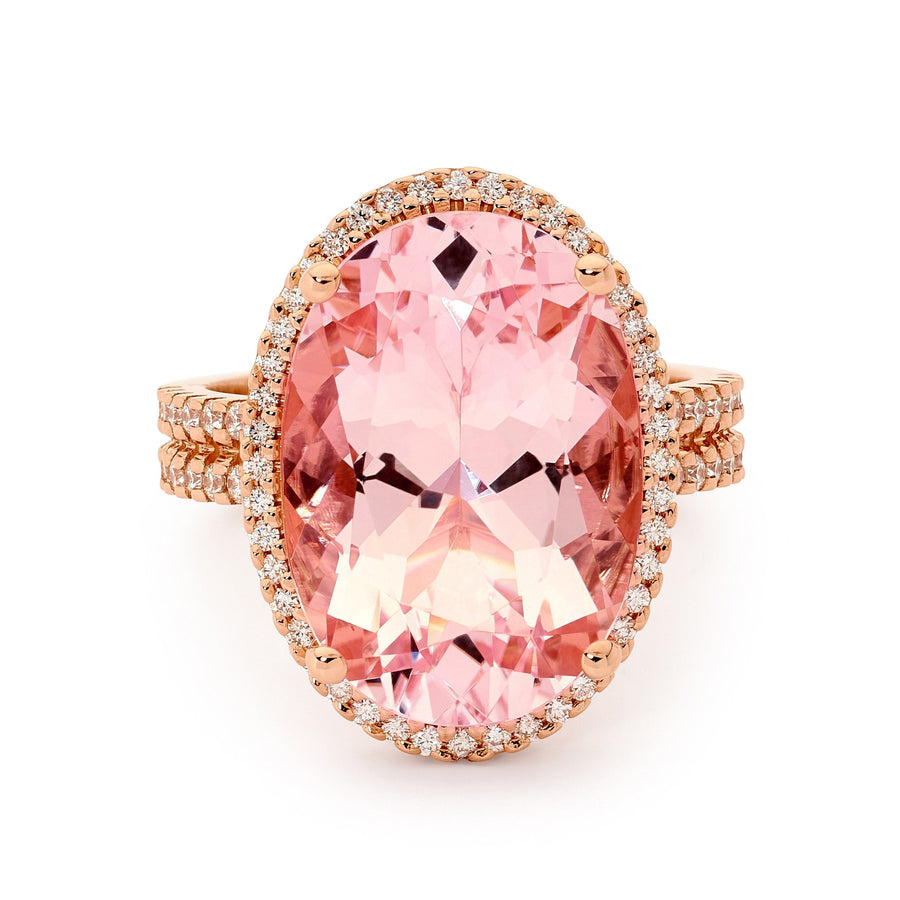 Split Band Morganite Ring jewellery stores perth perth jewellery stores australian jewellery designers online jewellery shop perth jewellery shop jewellery shops perth perth jewellers jewellery perth jewellers in perth diamond jewellers perth bridal jewellery australia pearl jewellery australian pearls diamonds and pearls perth