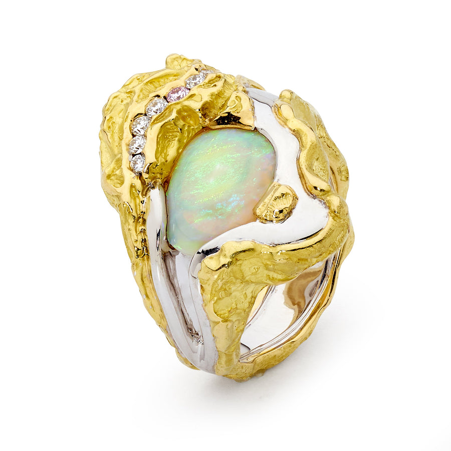 'Wanderlust' Opal & Diamond Ring