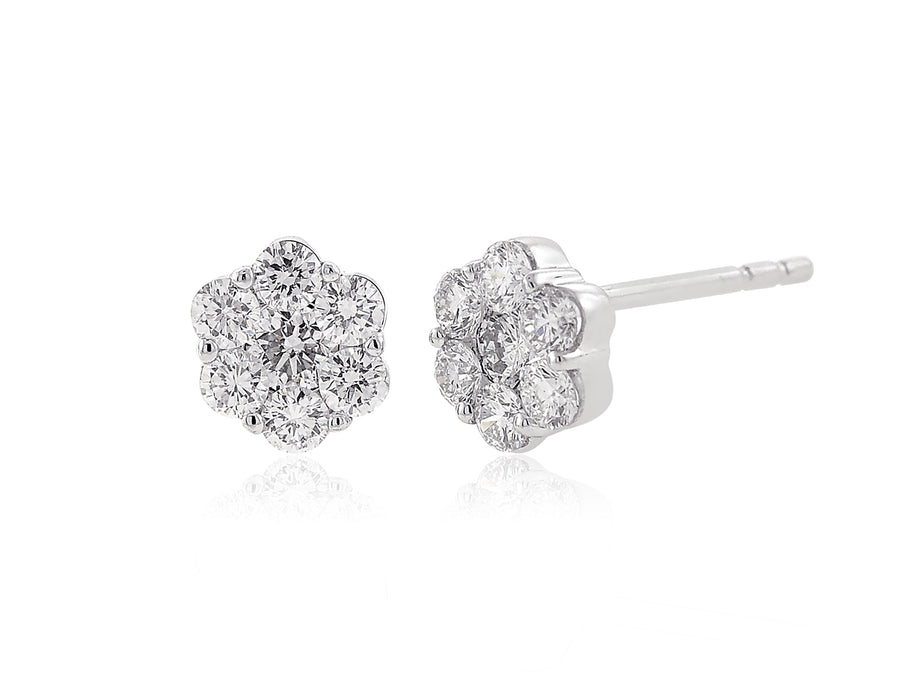 'Ellie' Diamond stud earrings