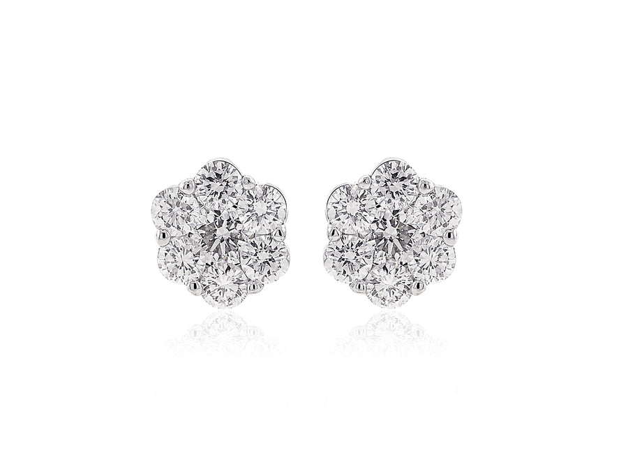 'Ellie' Diamond stud earrings