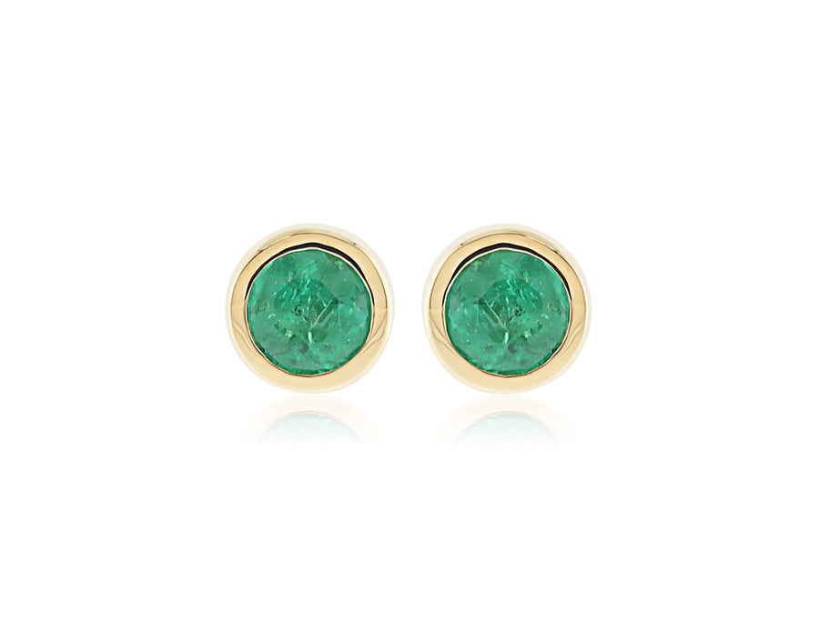 Emerald Stud Earrings