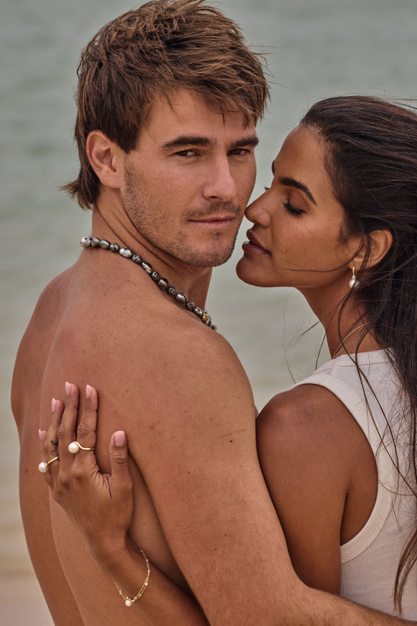 'Ocean Line' Pearl Ring