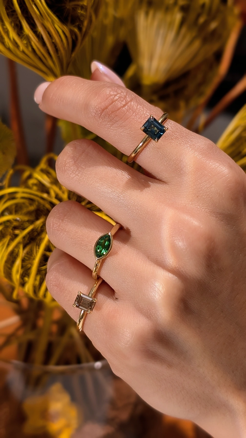 'Desert Dance' Champagne Diamond Ring